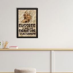 eCraftIndia Brown A. P. J. Abdul Kalam Motivational Quote Satin Matt Texture UV Art Painting-image-96