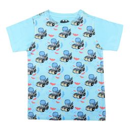 Batman Boys Blue & Grey Printed Round Neck T-shirt-image-51