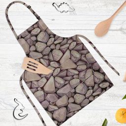 ArtzFolio Kids Brown Printed Cotton Aprons-image-111