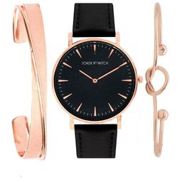 JOKER & WITCH Women Black Watch Bracelet Stack JWBS213-image-51