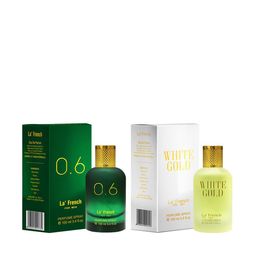 La French Men Set of Black Gold & 0.6 Eau De Parfum - 100ml Each-35