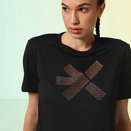 HRX by Hrithik Roshan Brand Logo Printed ACTIVE-GODDESS Rapid Dry Training T-shirt-image-27