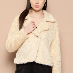 Chemistry Faux Fur Tailored Jacket-52