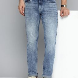 Flying Machine Men Freddie Slim Straight Fit Heavy Fade Stretchable Jeans-image-12