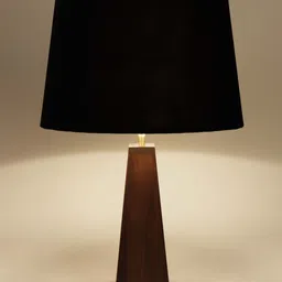 Grated Ginger Brown Self Design Tree Trunk Table Lamp image 2
