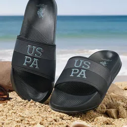 U.S. Polo Assn. Men Brand Logo Printed Sliders-picture-21