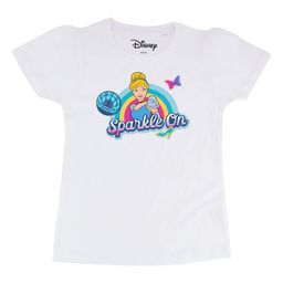Disney by Wear Your Mind Girls White Printed Pure Cotton Regular Top-picture-29