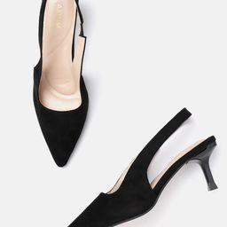 AXIUM Suede Party Slim Heeled Suede Pumps-42