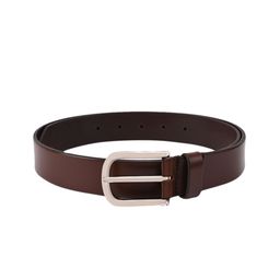 BuckleUp Men Brown Solid Leather Belt-image-20