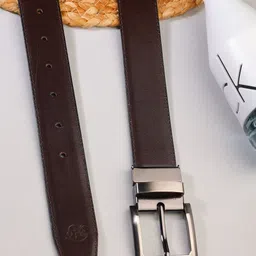 ZEVORA Men Leather Reversible Belt-image-20