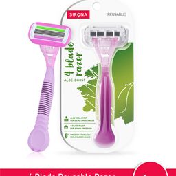 Sirona Adults 4 Blade Reusable Hair Removal Razor-56