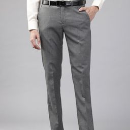 Blackberrys Men Low-Rise Slim-Fit Formal Trousers-image-77