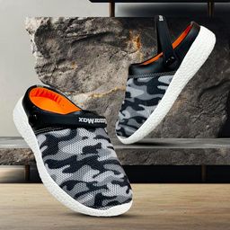 KazarMax Kids Camouflage Printed Mesh Clogs Sandals-7