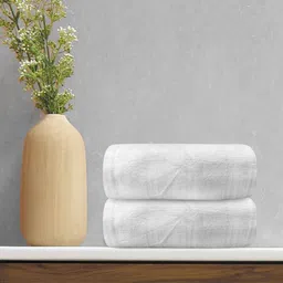 LABHAM White 250 GSM Pure Organic Cotton Bath Towel-image-83