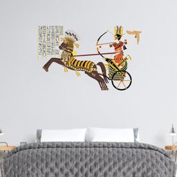 rawpocketsBlack & Brown Ancient Egyptian Art Wall Sticker-image-9