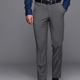 Louis Philippe Men Slim Fit Formal Trousers-picture-11