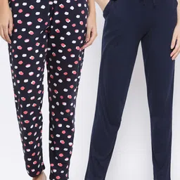 Kanvin Women Pack Of 2 Pure Cotton Lounge Pants-image-55