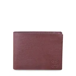 TnW Men Brown Solid Two Fold Wallet-image-44