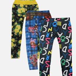 TINY HUG Pack of 3 Girls Assorted Tights-10