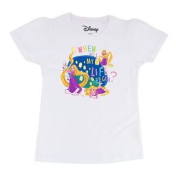 Disney by Wear Your Mind White Disney Princess Printed Regular Top-image-34