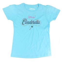 Disney by Wear Your Mind Girls Blue Printed Pure Cotton Top-picture-49