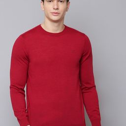 GANT Men Red Solid Pullover-image-2