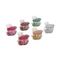 LAIDA Women Set of 6 Embellished Claw Clip-7