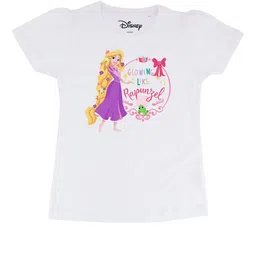 Disney by Wear Your Mind White Rapunzel Printed Regular Top-picture-33