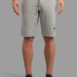 Beverly Hills Polo Club Men Grey Solid Regular Fit Regular Shorts-image-90