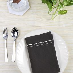 BLANC9 Set Of 6 Solid Table Napkins-18