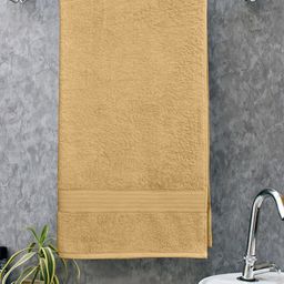 BOMBAY DYEING Yellow Solid 550 GSM Cotton Bath Towel-16