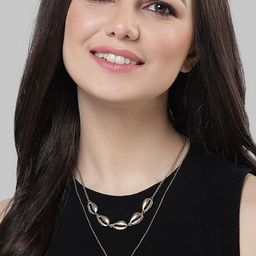 Bohey by KARATCART Gold-Plated Layered Chain-92