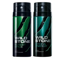 Wild Stone Men Forest Spice & Hydra Energy Deodorant 150 ml each-44
