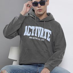 boohooMAN Printed Hooded Sweatshirt-image-6