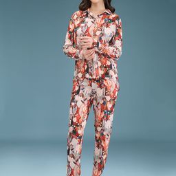 DressBerry Printed Shirt With Trousers Co-Ords-21