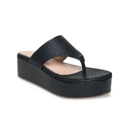 VALIOSAA Women Black Textured Heels-16
