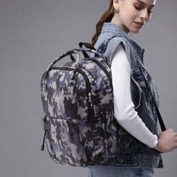Roadster Women Camouflage Backpack-53