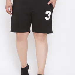 bigbanana Men Black Solid Regular Fit Shorts-image-35