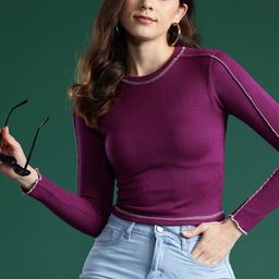 DressBerry Women Solid Acrylic Pullover-picture-15