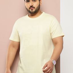 Sztori Plus Size Regular-Fit Pure Cotton T-shirt-image-75