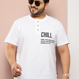 Sztori Plus Size Regular-Fit Typography Print Pure Cotton T-shirt-picture-4
