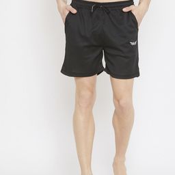 CHROME & CORAL Men Black Solid Boxers BXR-02-image-84