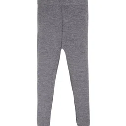 RVK Kids Grey Melange Solid Ankle-Length Legging-38