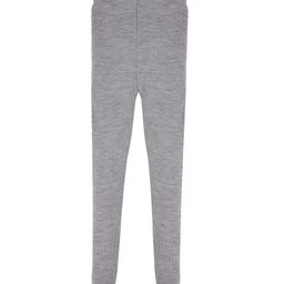 RVK Kids Grey Melange Solid Ankle-Length Legging-picture-18