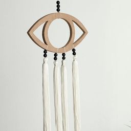 BLANC9 White & Brown Decorative Wall Hanging-28