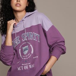 The Roadster Lifestyle Co. Printed Hooded Sweatshirt-picture-37