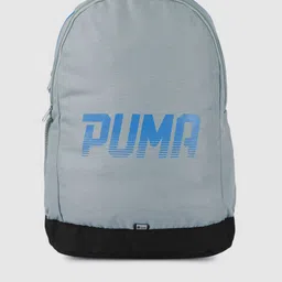 Puma Unisex Grey Brand Logo West Laptop Backpack-62