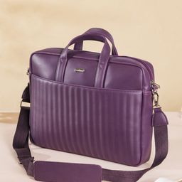 Nestasia Padded Textured Laptop Bag-image-13
