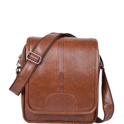 Martucci Unisex Tan Messenger Bag-image-60