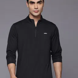 HRX by Hrithik Roshan Mock Collar Running T-shirt-image-69
